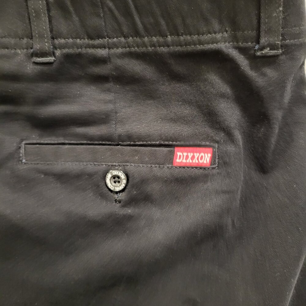 Dixxon Pants D-Flex Mens Size 44x30 Stretch Chino Black Work Wear Utility - Picture 4 of 8